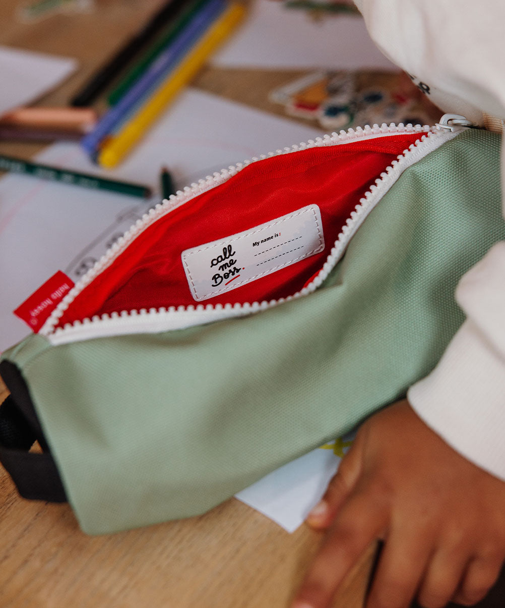 Estuche Escolar Mini Pistache