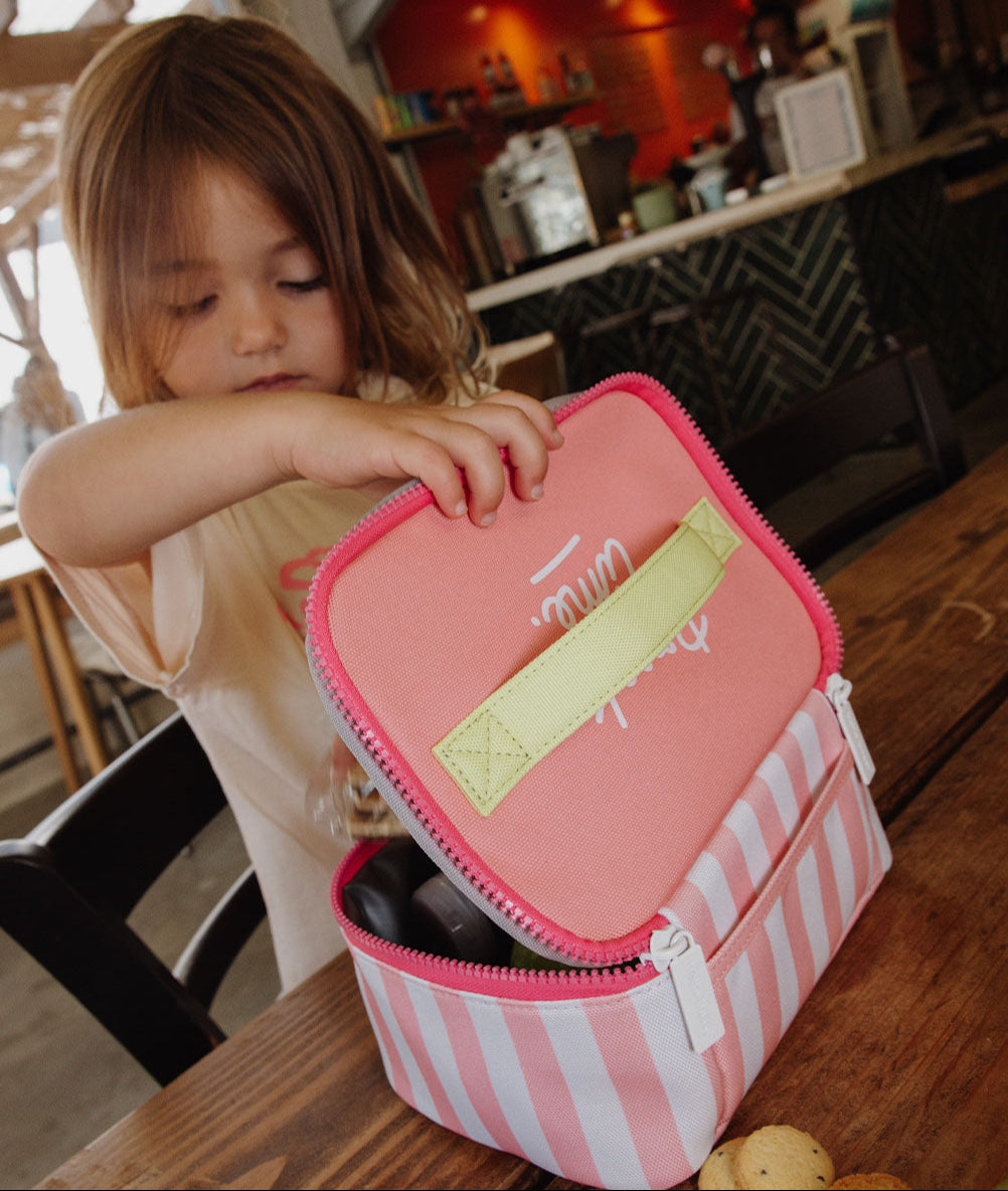 Bolsa de Almuerzo Pink Stripes