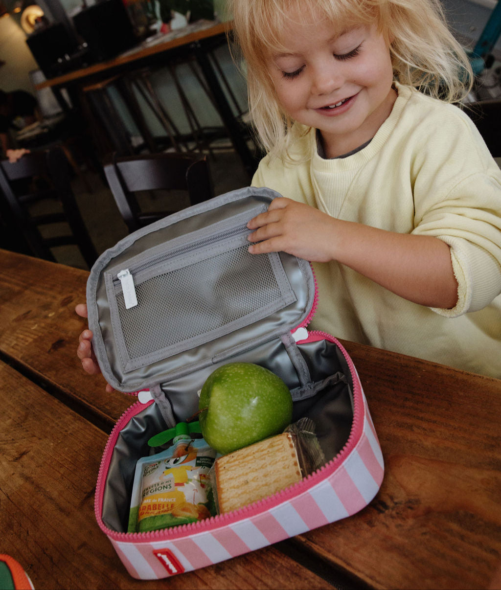 Bolsa para la merienda Pink Stripes