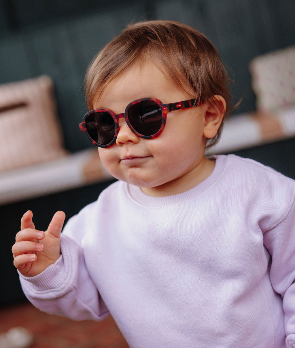 Lunettes de soleil Enfants Megy Craky, colorées, verres catégorie 3, UV400, verres polarisés, dès 9 mois, Cool Kids Only !