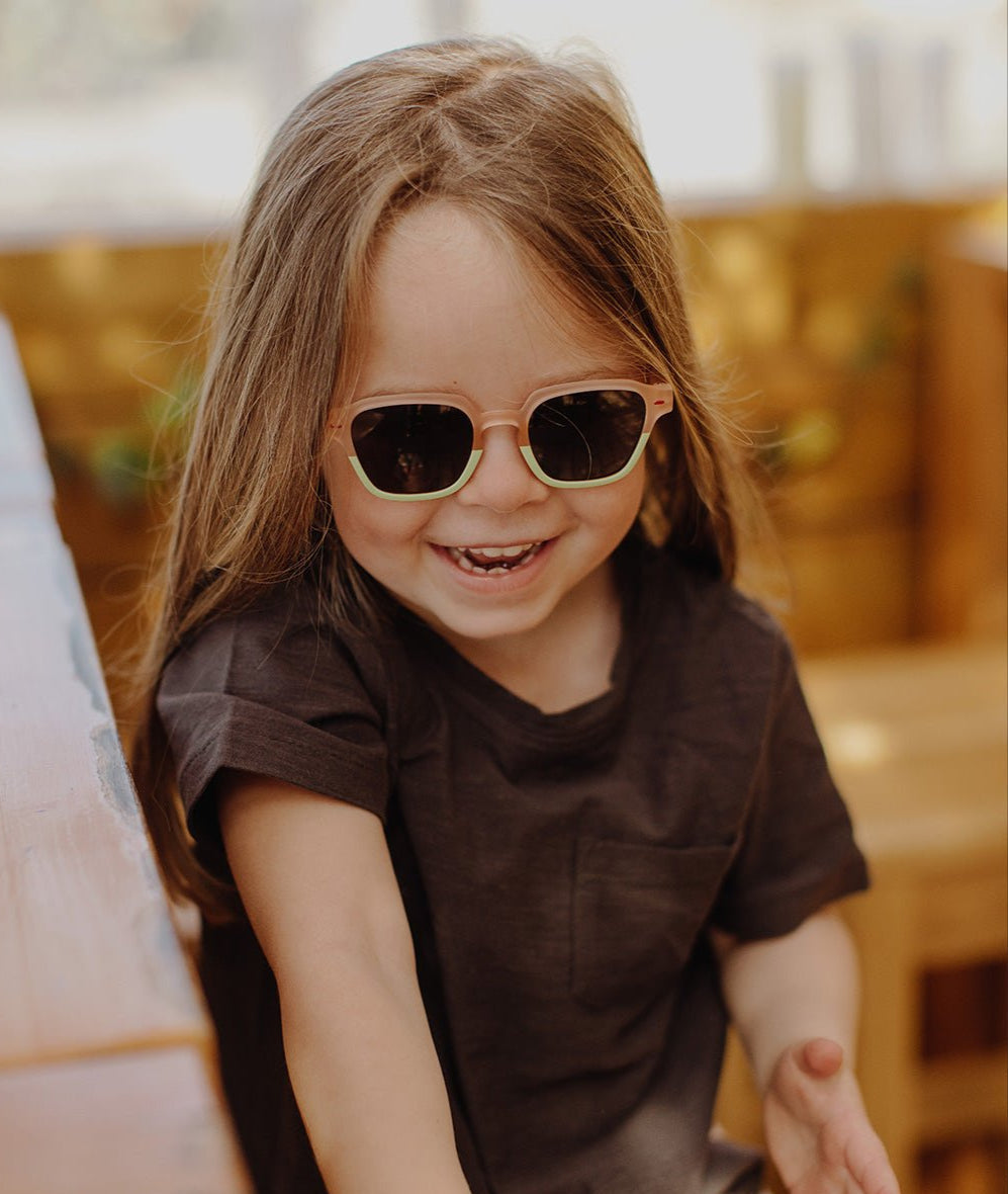 Lunettes de soleil Enfants Mini Mia, colorées, verres catégorie 3, UV400, verres polarisés, dès 2 ans, Cool Kids Only !
