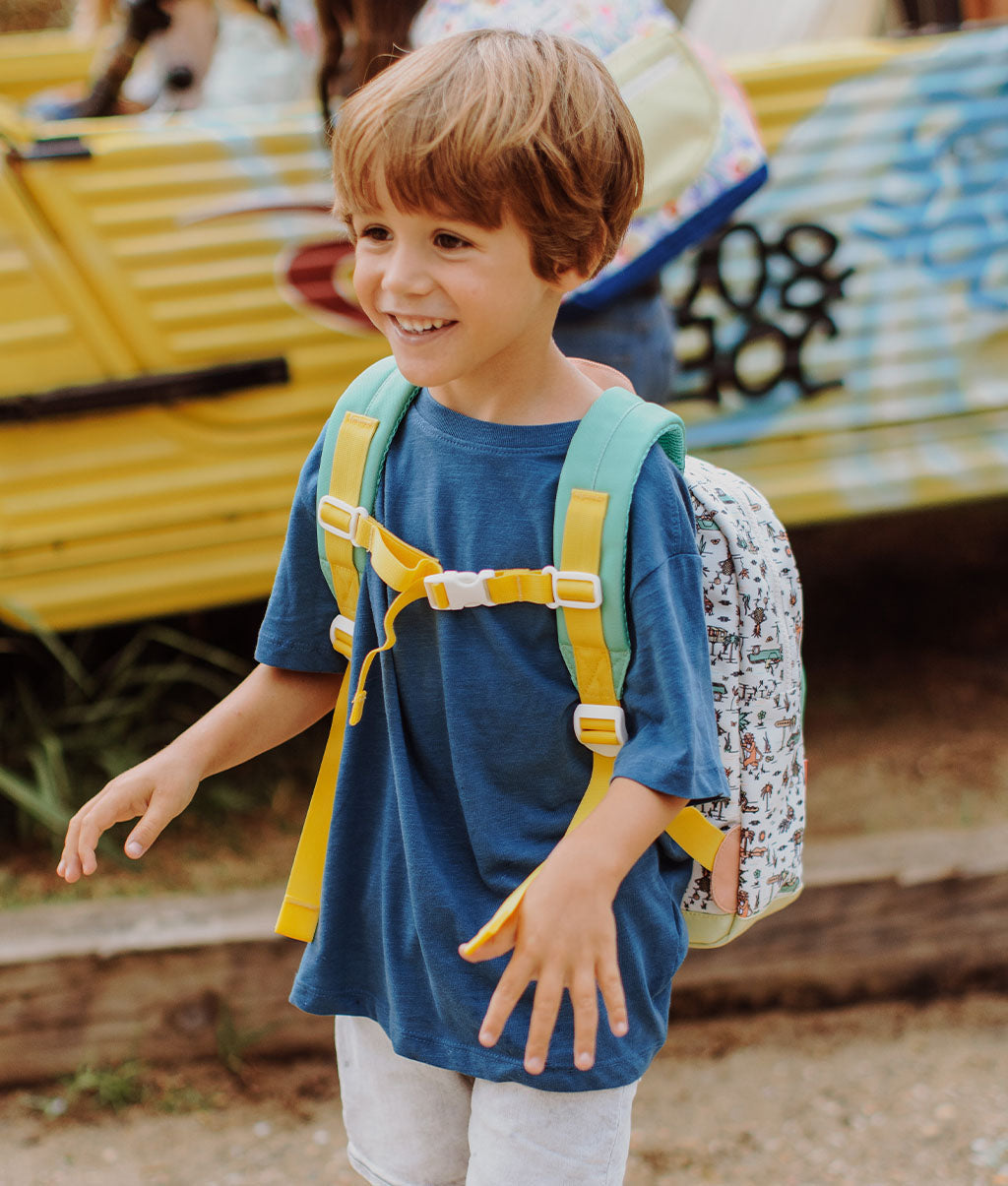 Cartera Escolar Infantil Jungly, ecorresponsable, desde 2 años, Cool Kids Only !