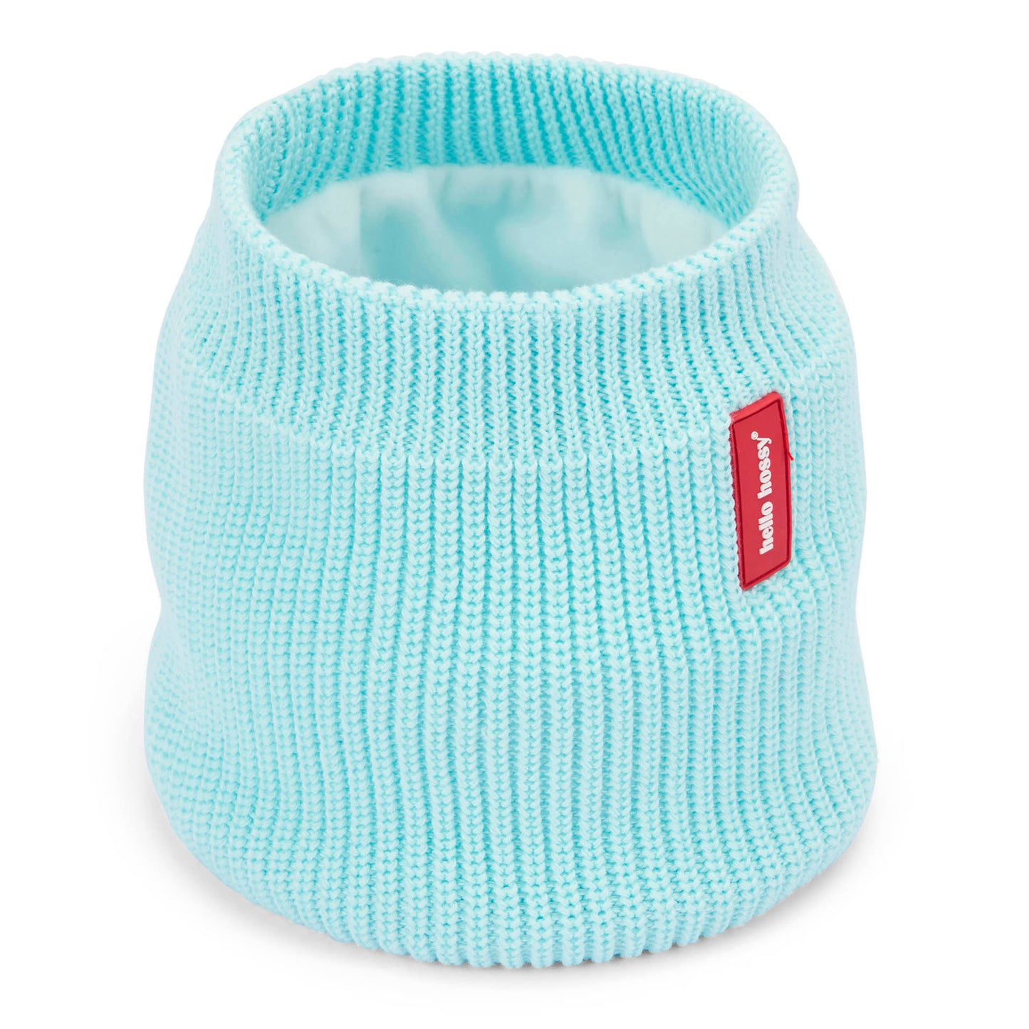 Tour-de-cou en maille uni et polaire Cocoon Candy pour enfant et bébé – vue de 3/4