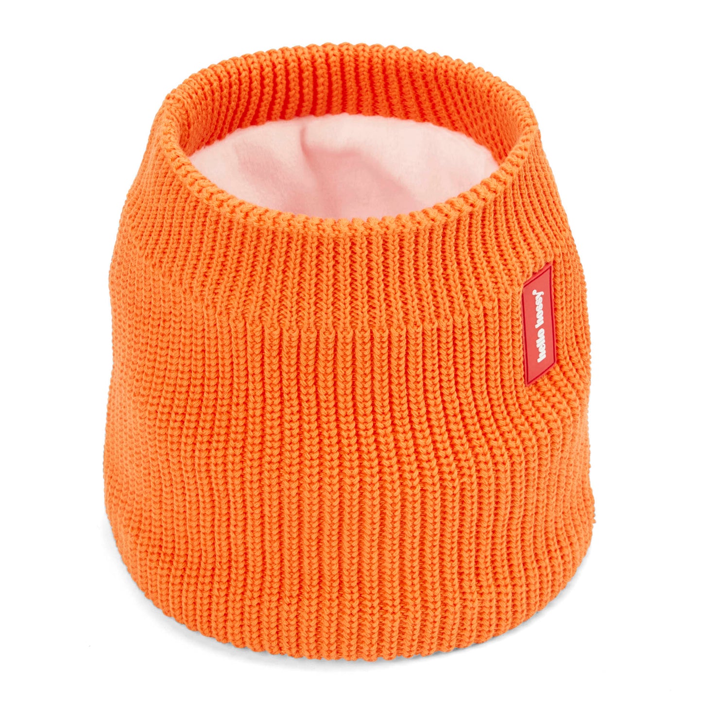 Tour-de-cou en maille uni et polaire Cocoon Indie pour enfant et bébé – vue de 3/4