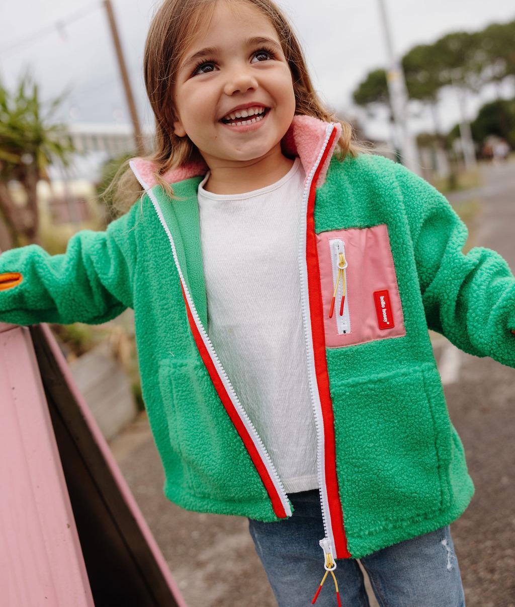 Chaqueta Polar Green Candy