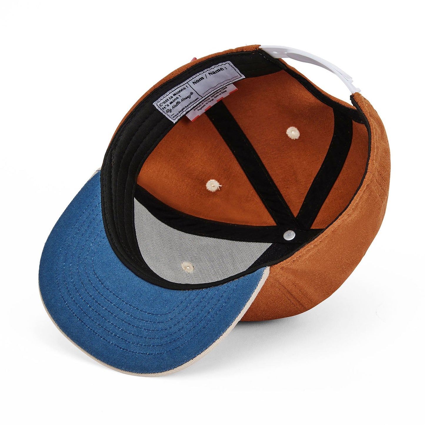 Casquette Enfants Mini Cookie, visière plate, 100% coton biologique, certifiée Oeko-Tex, dès 9 mois, Cool Kids Only !