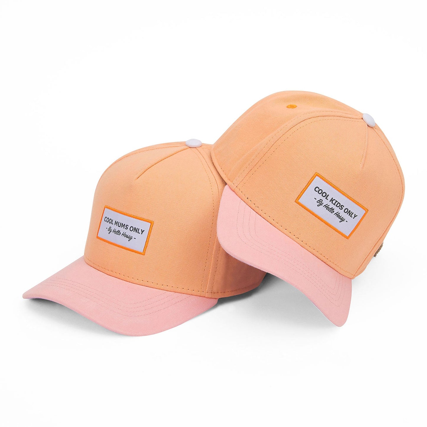 Casquette Parents-Enfants Mini Coral, visière courbée, matchy-matchy, 100% coton biologique, dès 9 mois, Cool Kids Only !