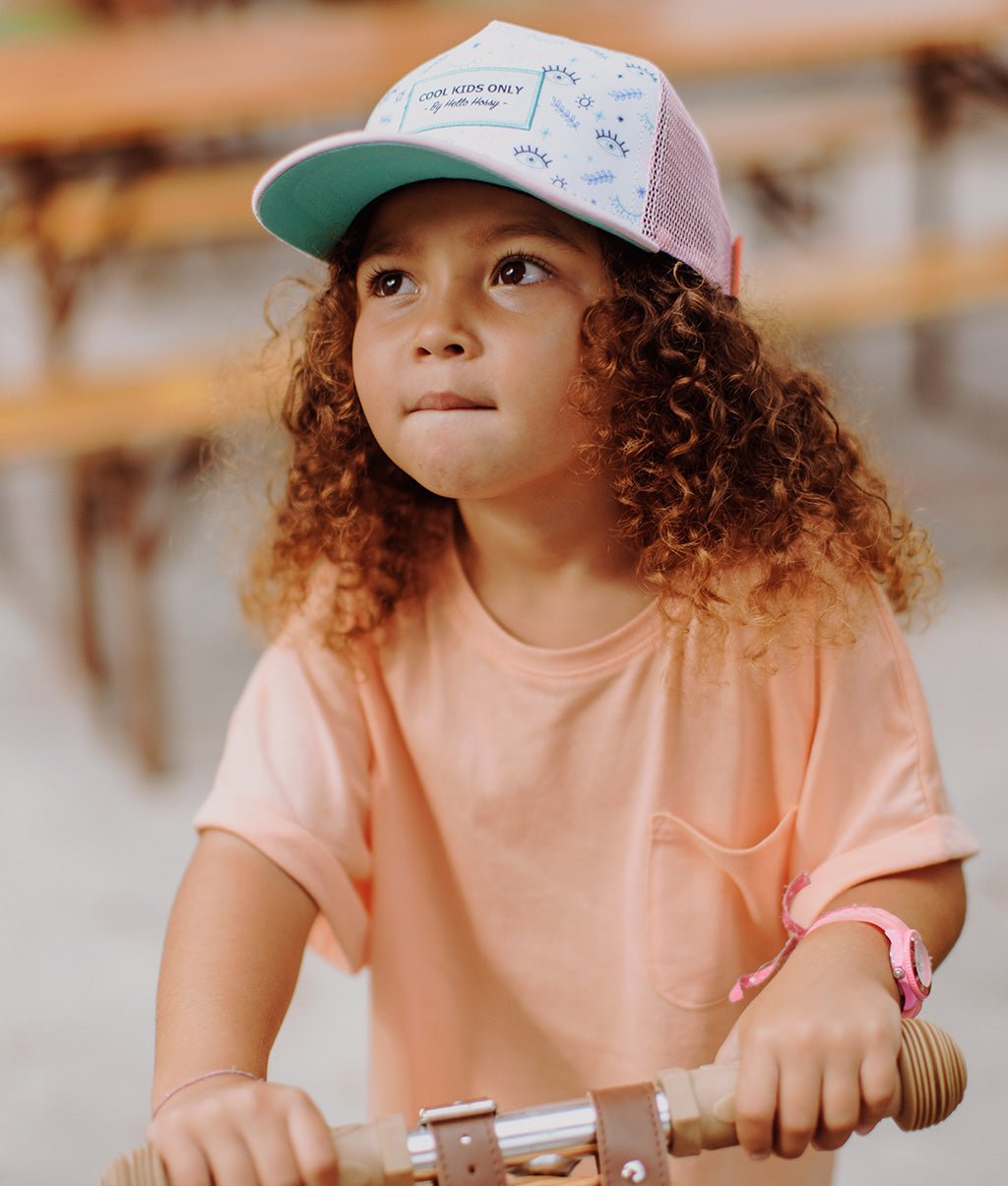 Casquette Pink Eyes Enfants & Bébés, Cool Kids Only, Hello Hossy