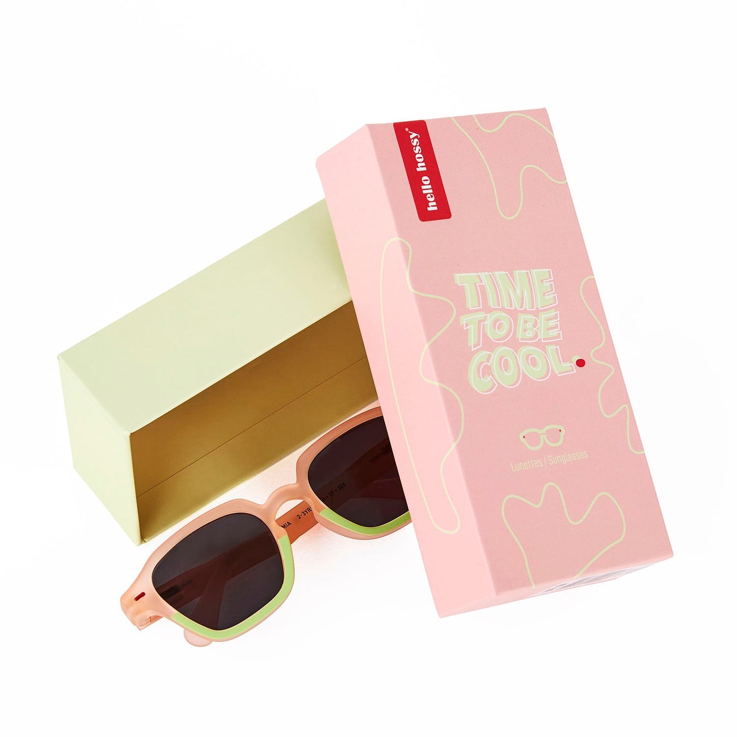 Lunettes de soleil Enfants Mini Mia, colorées, verres catégorie 3, UV400, verres polarisés, dès 2 ans, Cool Kids Only !