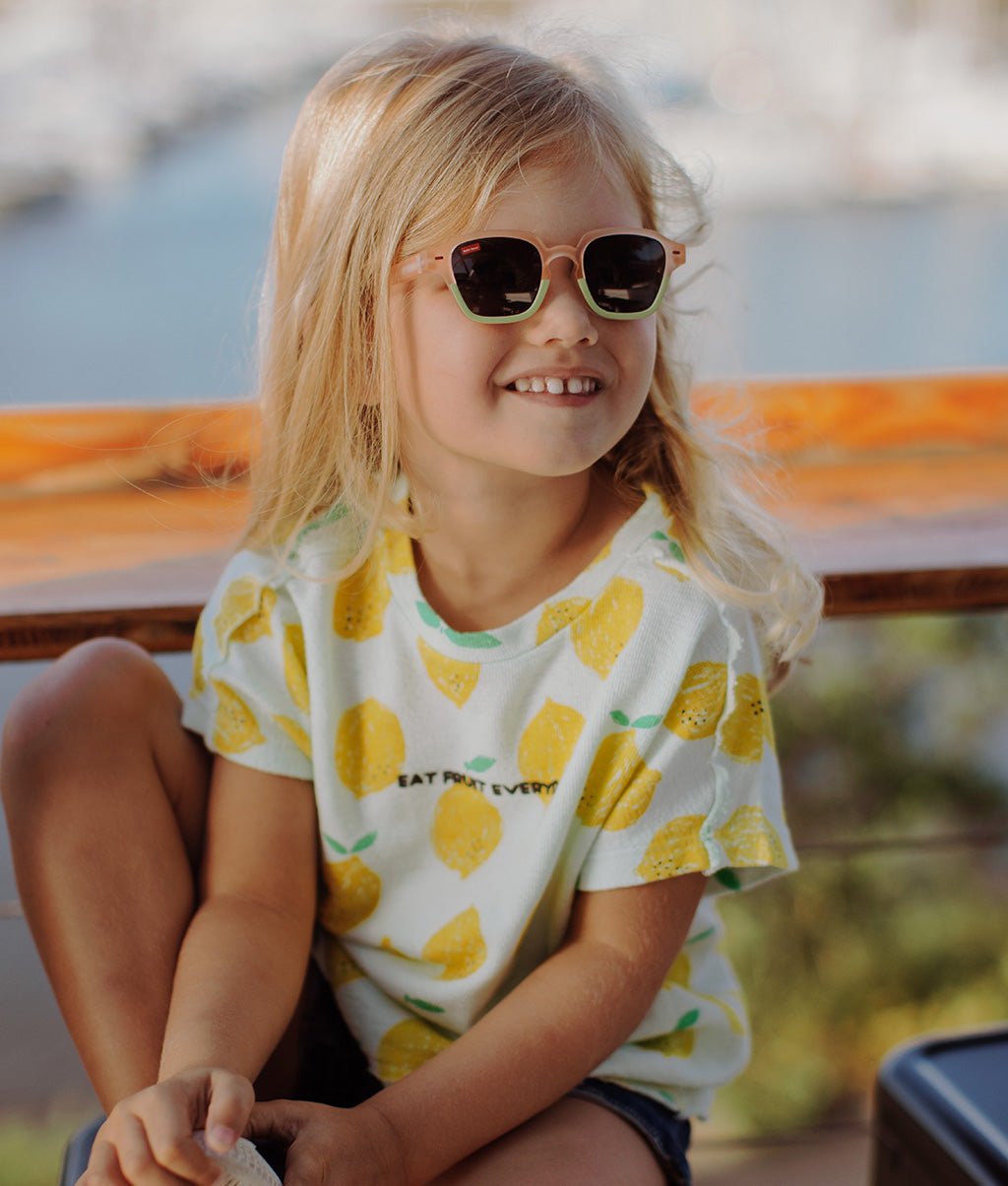 Lunettes de soleil Enfants Mini Mia, colorées, verres catégorie 3, UV400, verres polarisés, dès 2 ans, Cool Kids Only !