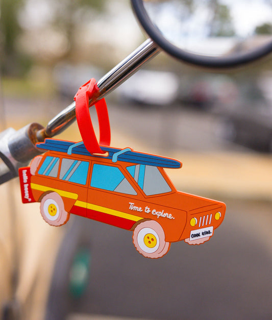 Etiqueta de Maleta Surf Car