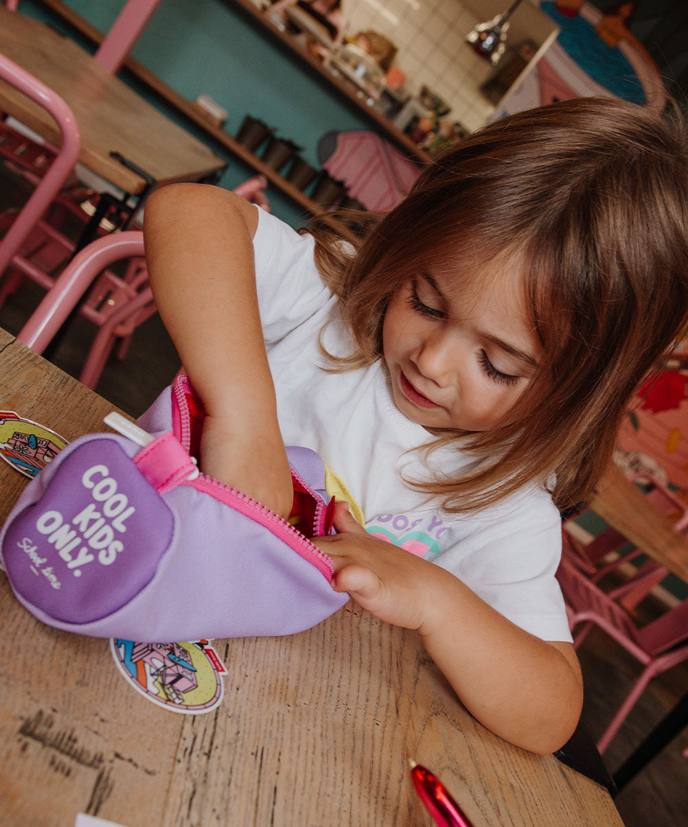 Estuche Escolar Mini Mauve