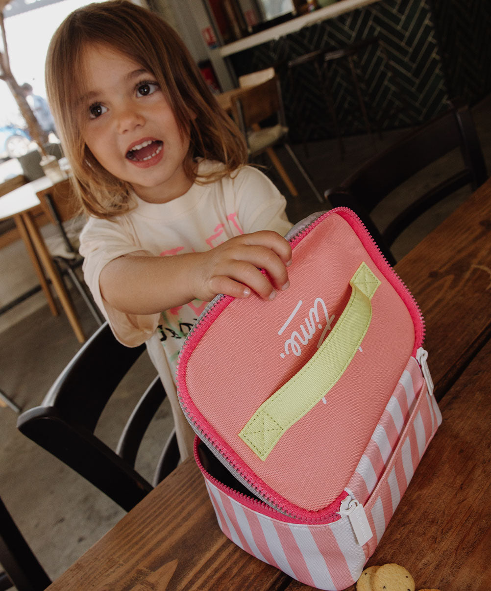 Bolsa de Almuerzo Pink Stripes