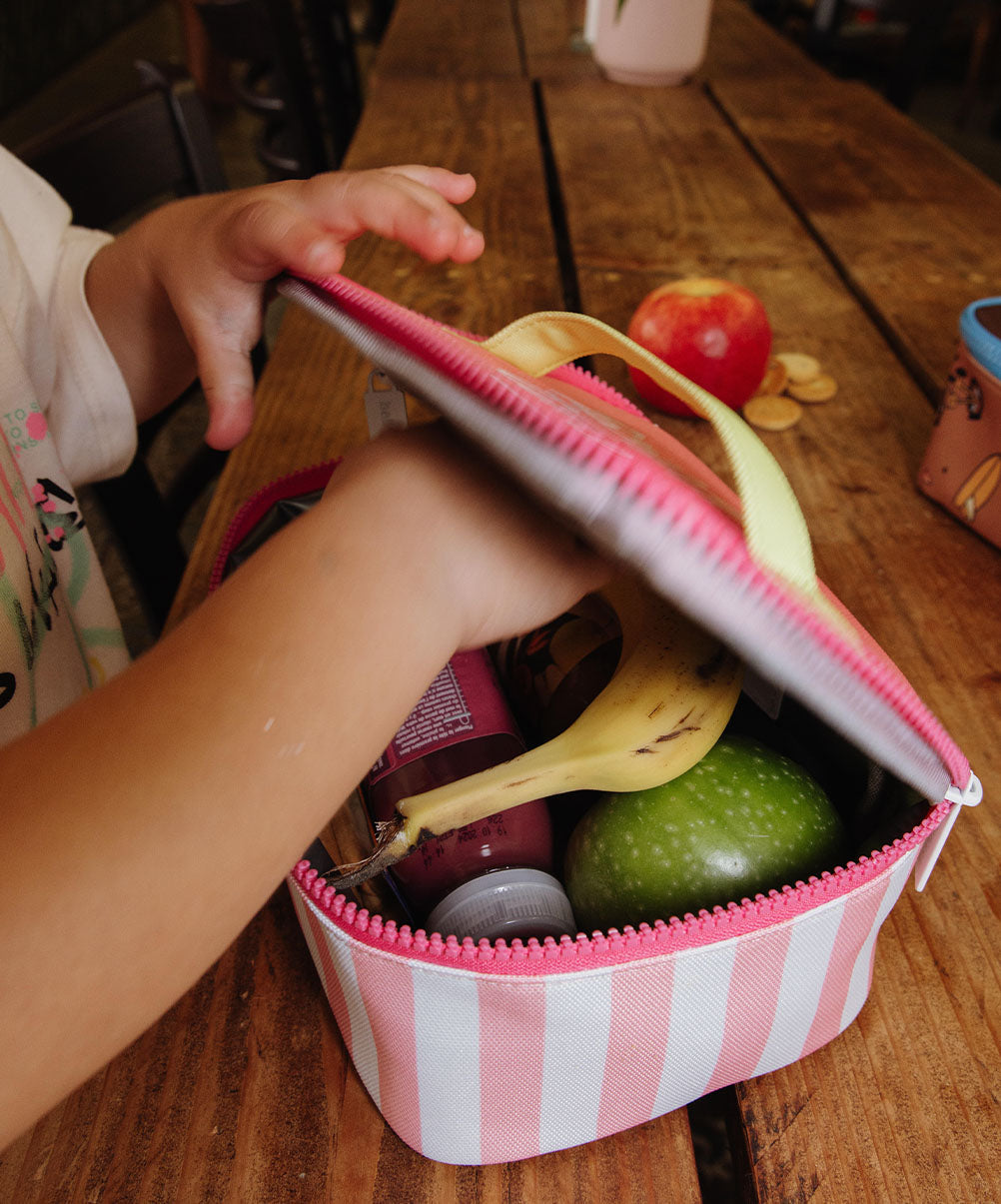 Bolsa de Almuerzo Pink Stripes