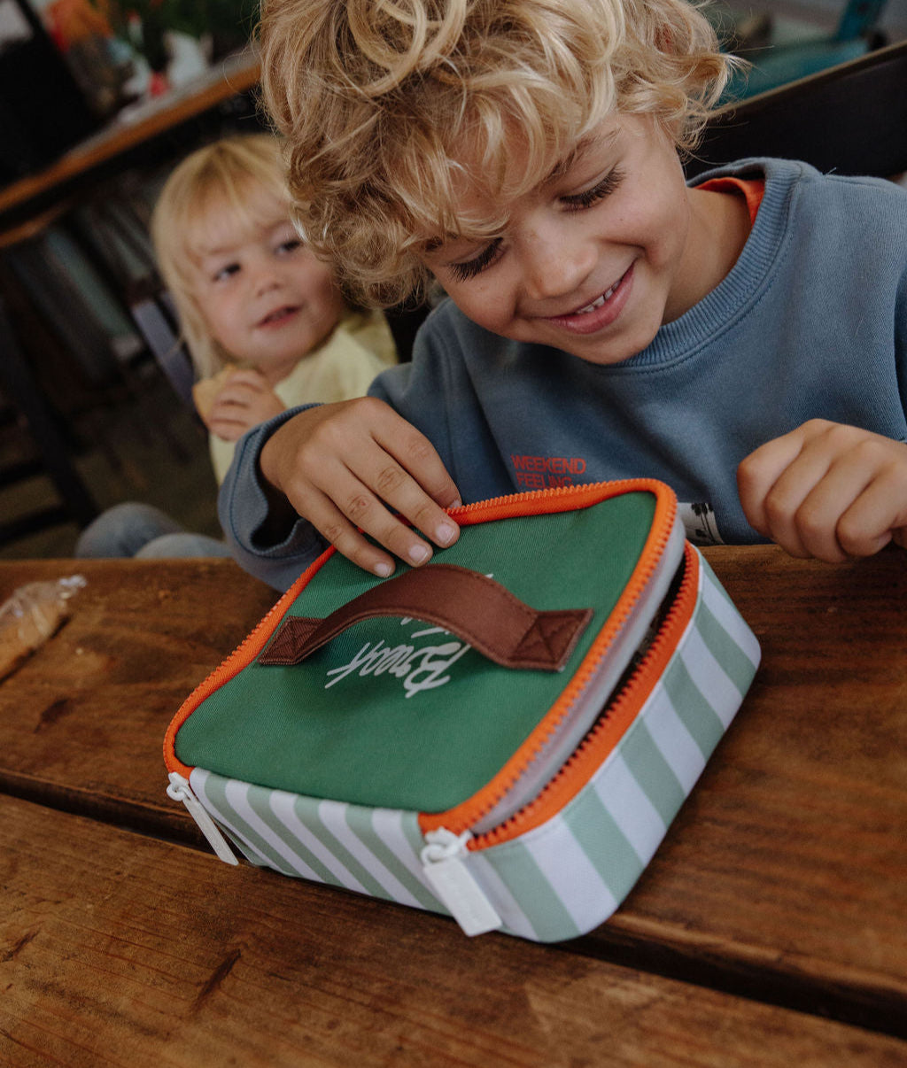 Bolsa de Merienda Green Stripes