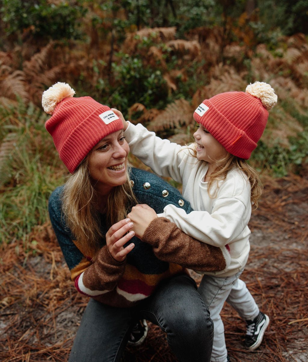 Gorro Color Block Framboise