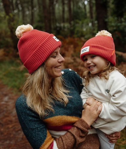 Gorro Color Block Framboise