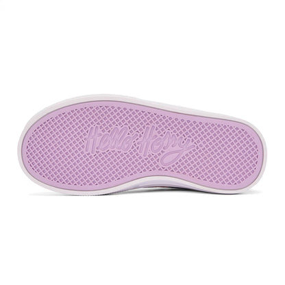 Suela sneakers niño rosa estampado arte Hello Hossy