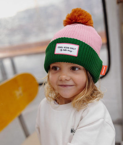 Gorro Color Block Rosy