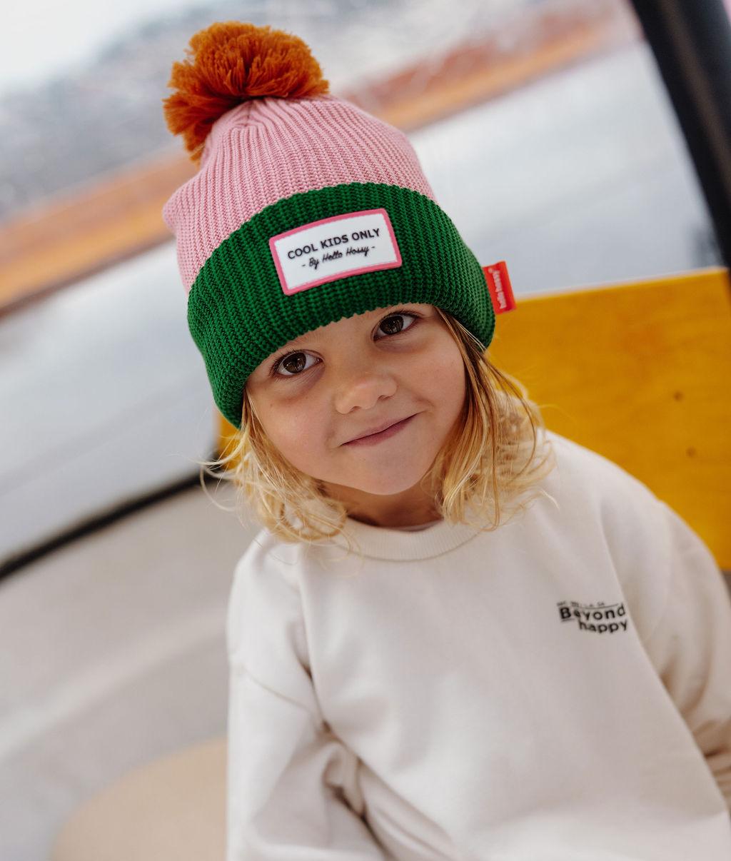 Gorro Color Block Rosy