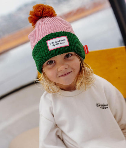 Gorro Color Block Rosy