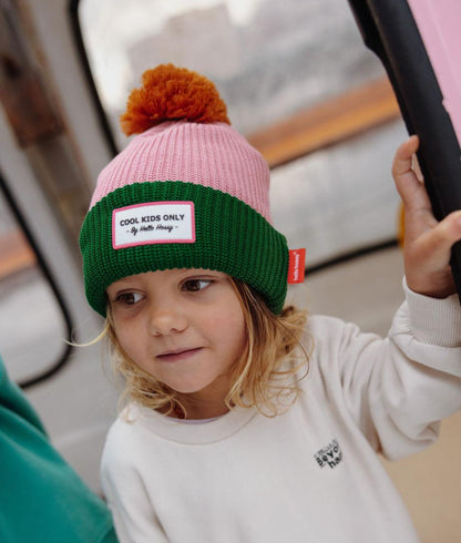 Gorro Color Block Rosy