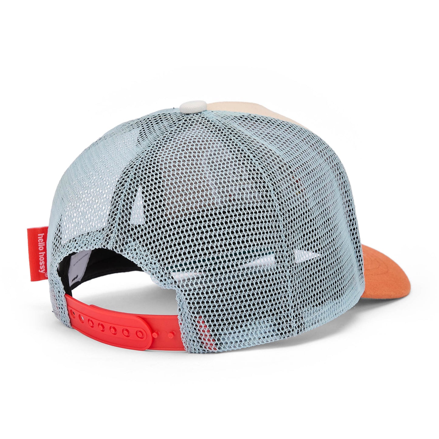 Gorra infantil beige naranja red azul visera Curvada Hello Hossy