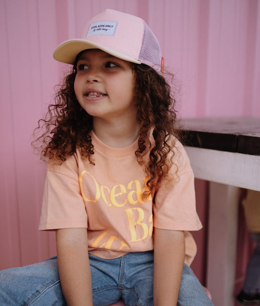 Casquette Mini Powder Pink Enfants & Bébés, Cool Kids Only, Hello Hossy