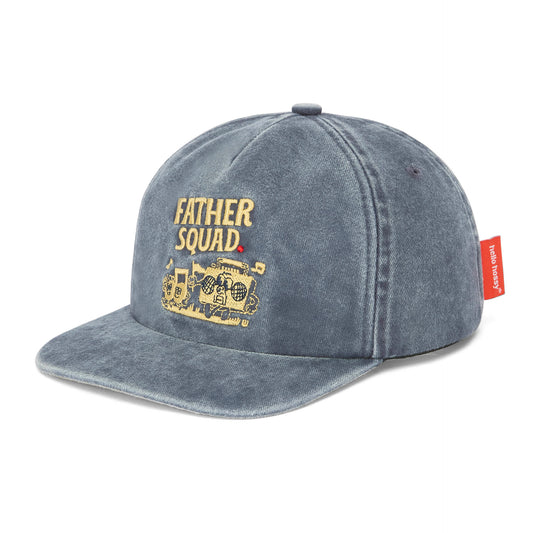 Casquette enfant bleu broderie Father Squad Hello Hossy