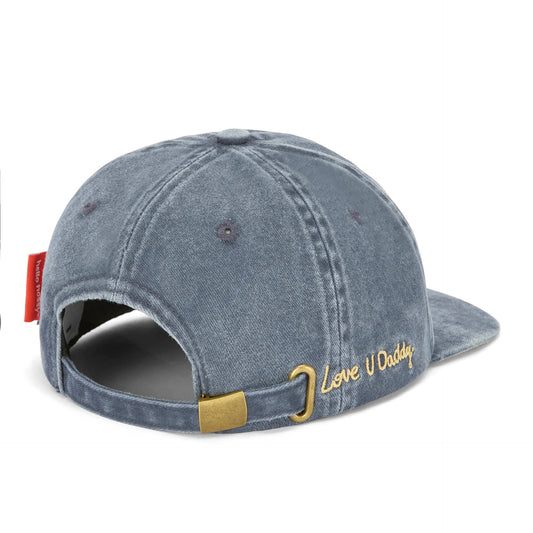 Casquette enfant bleu broderie Love U Daddy Hello Hossy