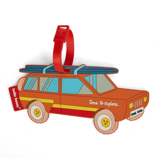 Etiqueta de Maleta Surf Car