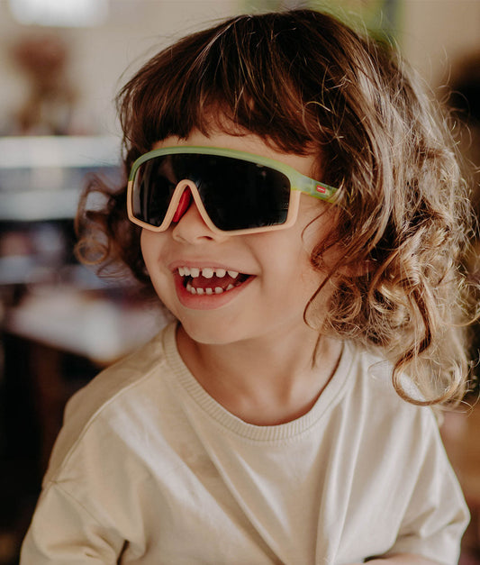 Gafas De Sol Senderismo Para Niños 2-4 Años - Categoría 3 MH B140 Verde