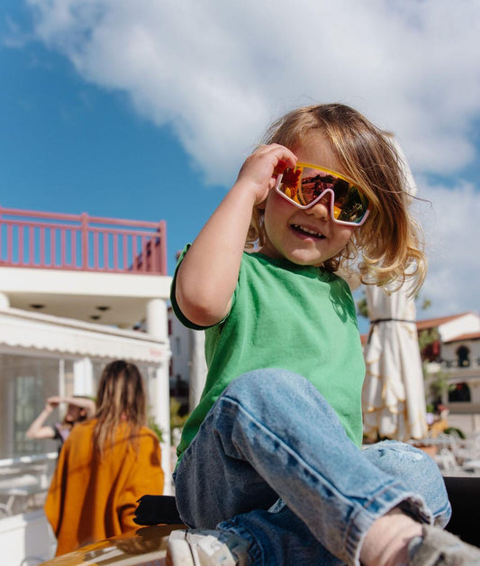 Gafas De Sol Deportivas Para Niños - Protección UV400, Polarizadas, Ligeras (25 G), Ideales Para Béisbol Y Outdoor