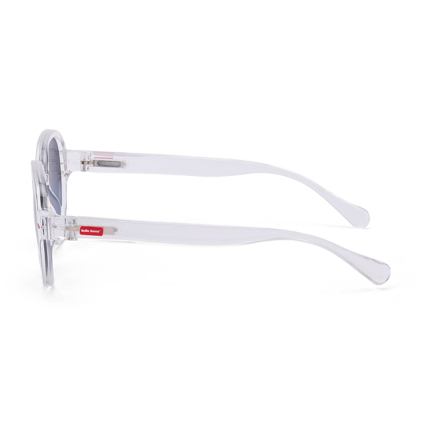 Gafas de sol infantiles blanco transparente forma redonda Hello Hossy