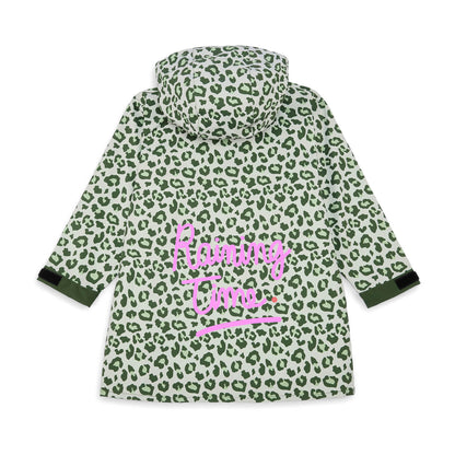 Poncho impermeable Green Leopard