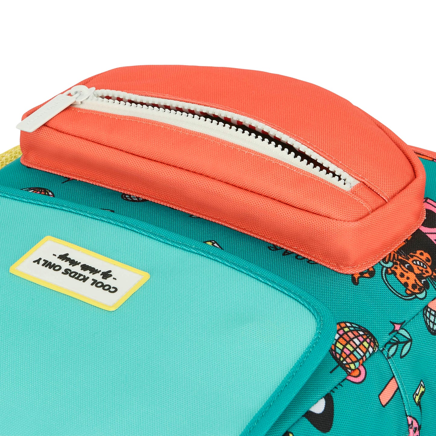 Mochila infantil verde coral motivo animales Hello Hossy