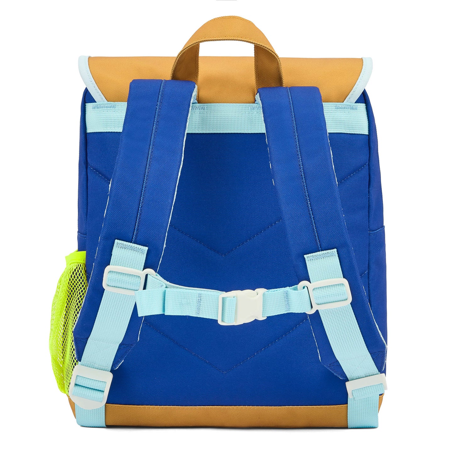 Mochila infantil azul claro tirantes ajustables verde Hello Hossy