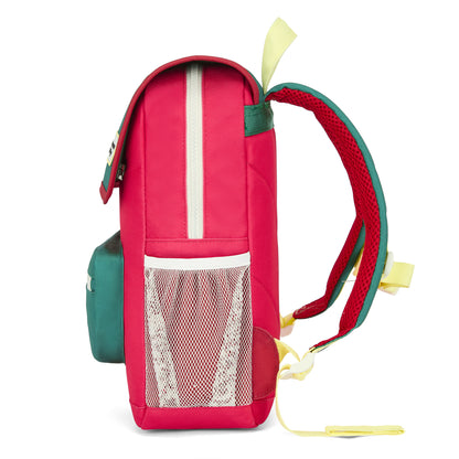 Mochila infantil Framboise bolsillo de malla Hello Hossy