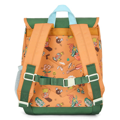 Mochila infantil marrón estampado música Hello Hossy