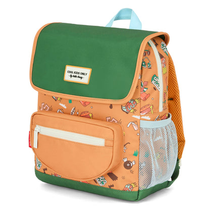 Mochila infantil marrón motivo música Patch Hello Hossy