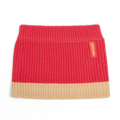 Snood Infantil Cocoon Framboise, algodón orgánico, forro de tejido polar, desde 1 año, Cool Kids Only !