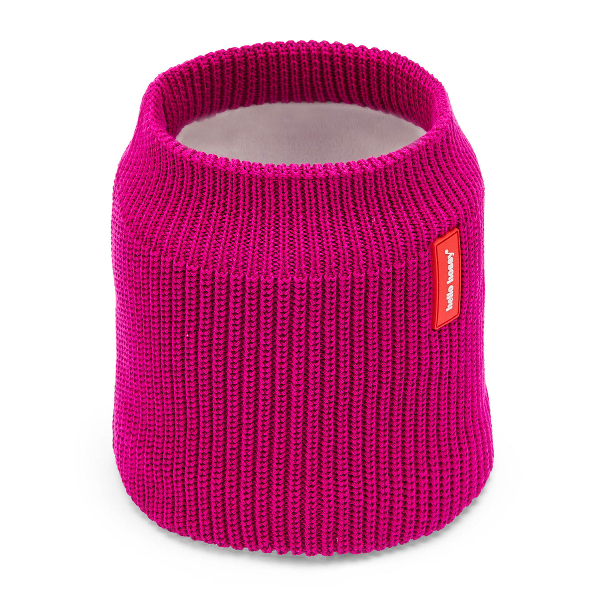 Snood infantil violeta de punto con forro de tejido polar Hello Hossy