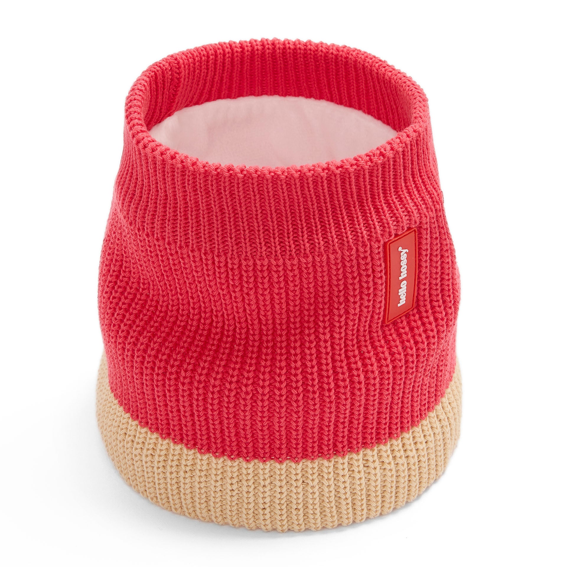 Snood Enfants Cocoon Framboise, coton biologique, doublure polaire, dès 1 an, Cool Kids Only !