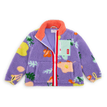 Chaqueta polar Floral