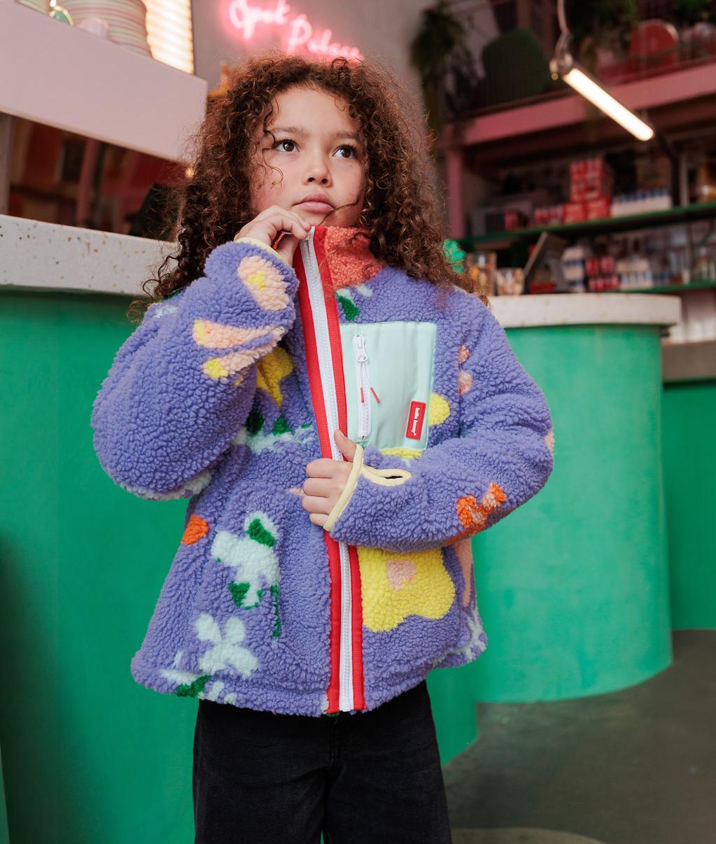 Chaqueta polar Floral