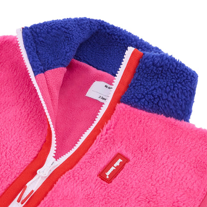 Tejido polar sin mangas Fuchsia