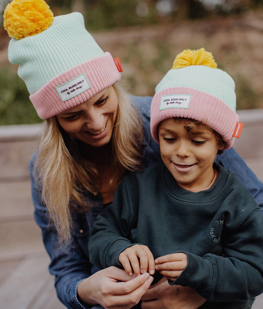 Gorro Color Block Pastel