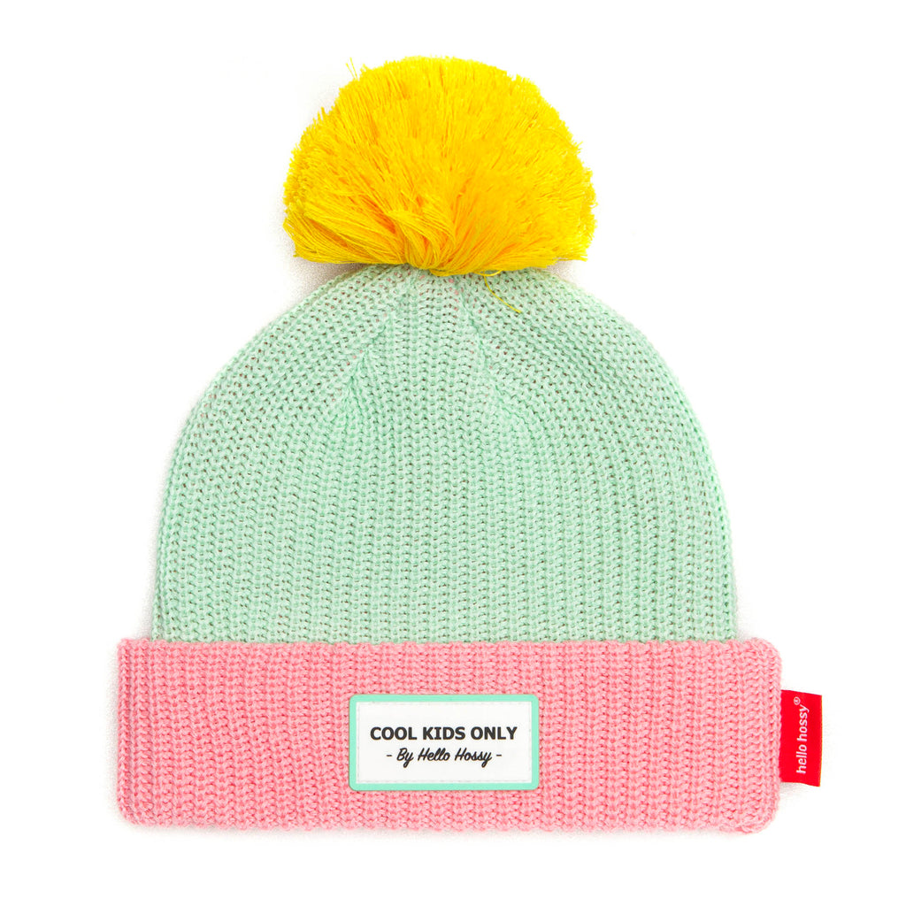 Gorro de colores pastel