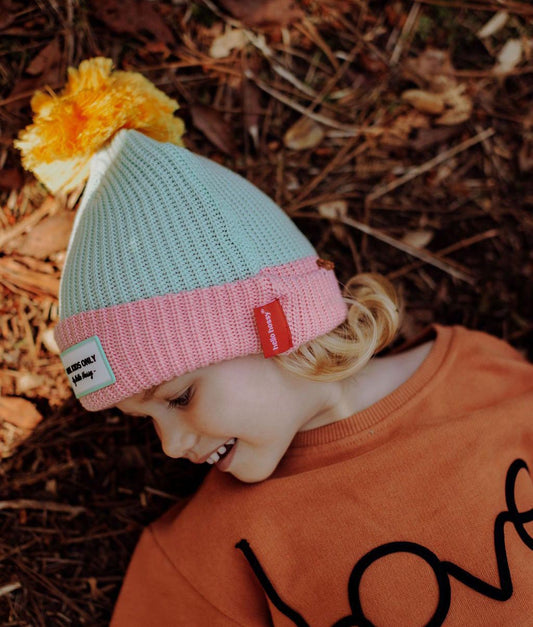 Gorro Color Block Pastel
