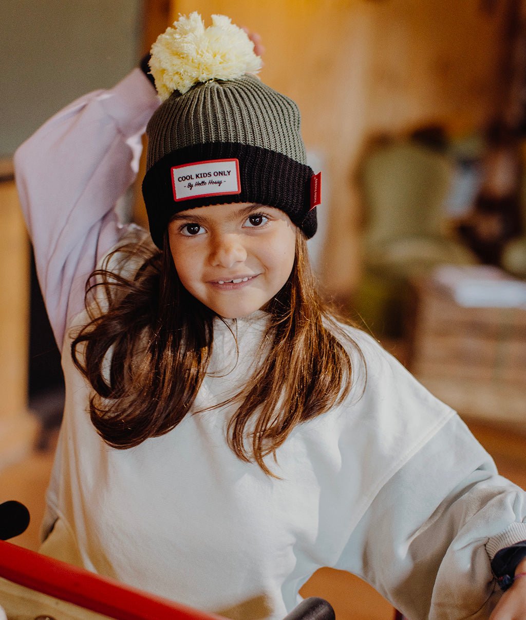 Gorro Color Block Olive Niños & Bebés, Cool Kids Only, Hello Hossy
